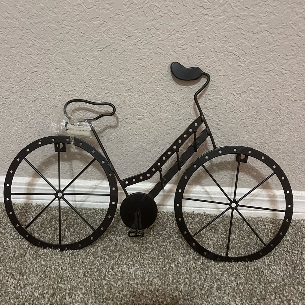 Metal Bicycle Jewelry Holder